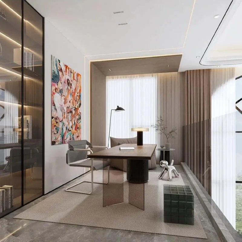 【煦色家园】550平米现代暖色调别墅设计
